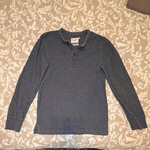 Goodfellow & Co. Heavy Weight Thermal Henley Long Sleeve Size S Standard